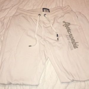 Abercrombie White Sweats